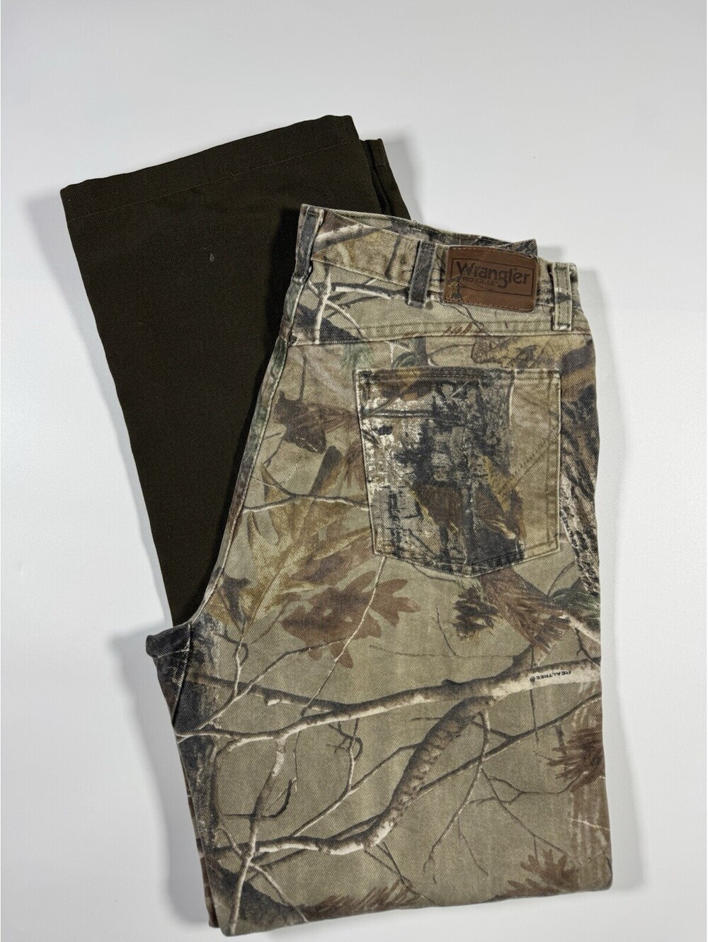 Vintage 90s Wrangler Pro Gear PG101AP Realtree Camo Hunting Pants 34x32 (33x32)